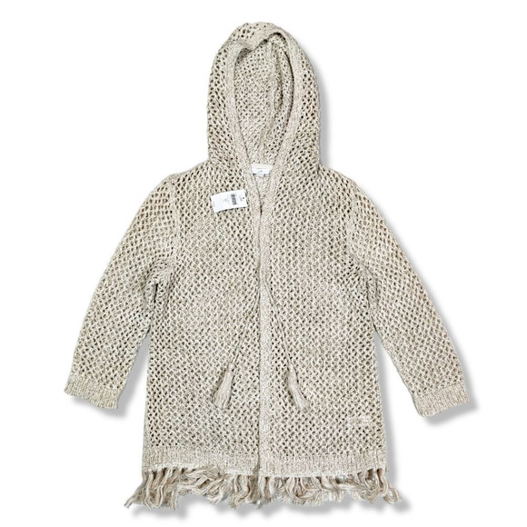 J. Jill Sweaters - J. JILL FLAX HOODED CARDIGAN